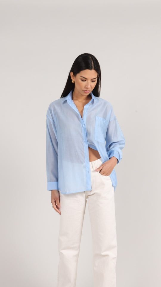 INES SHIRT - SKY