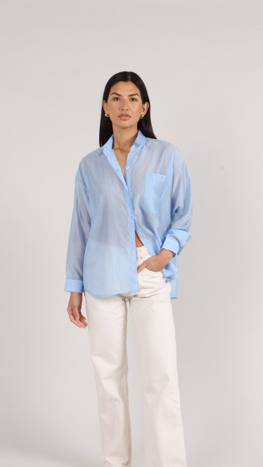 INES SHIRT - SKY