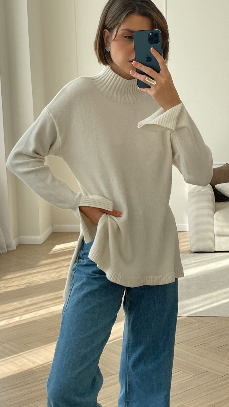 MONA SWEATER - IVORY