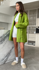 EMMY CARDIGAN - LIGHT GREEN