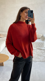 JOSIE SWEATER - CHERRY