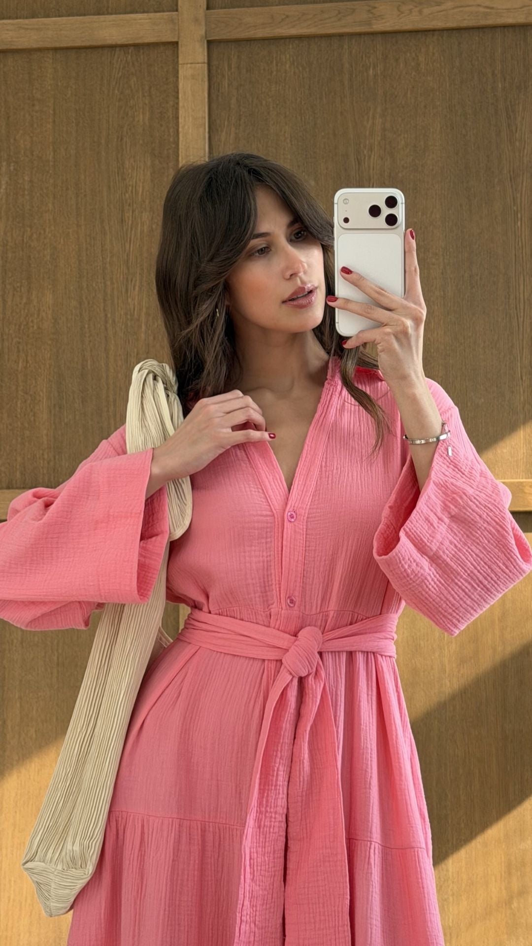 Marika Shirt Dress - Petunia