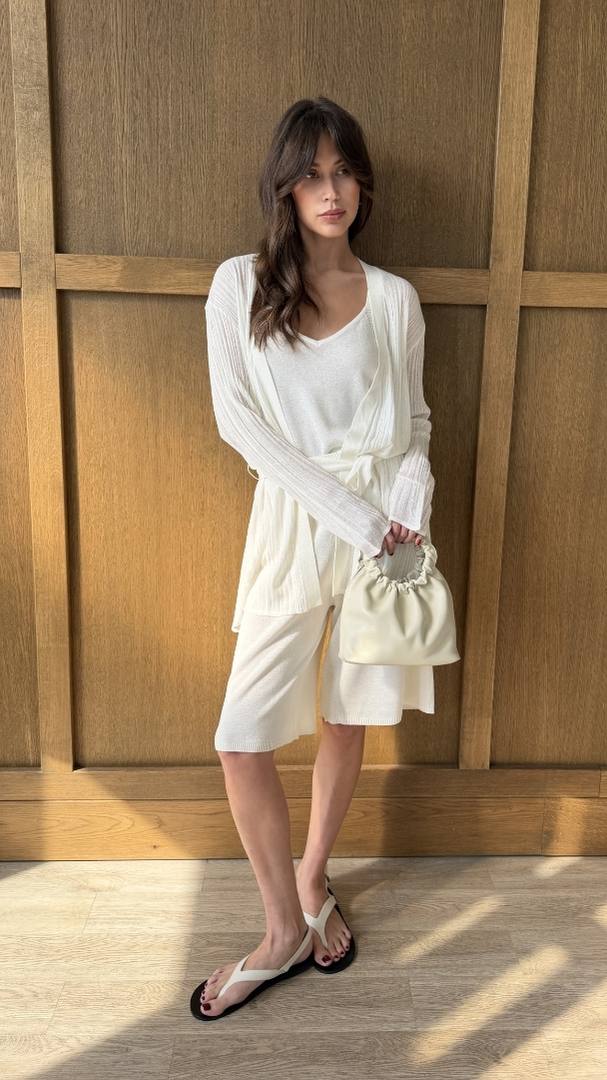 Ava Vest Top  - White