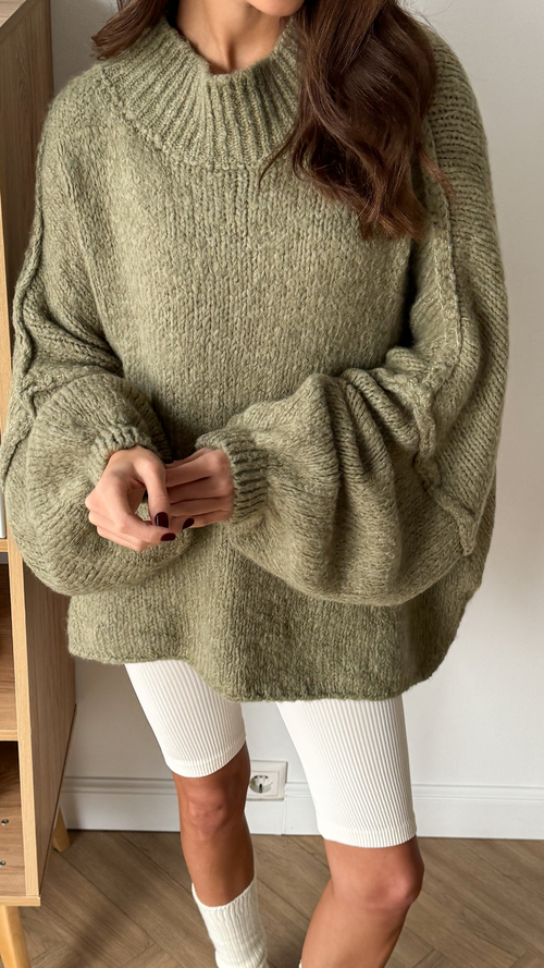 LAYLA SWEATER - SAGE