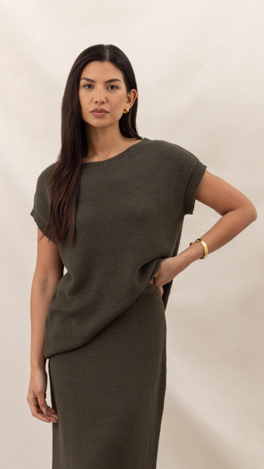 MAIA TOP - KHAKI