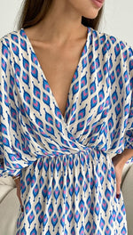 LERA PRINT DRESS - INK PRINT