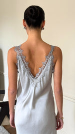 SOLANGE SLIP DRESS - PEARL