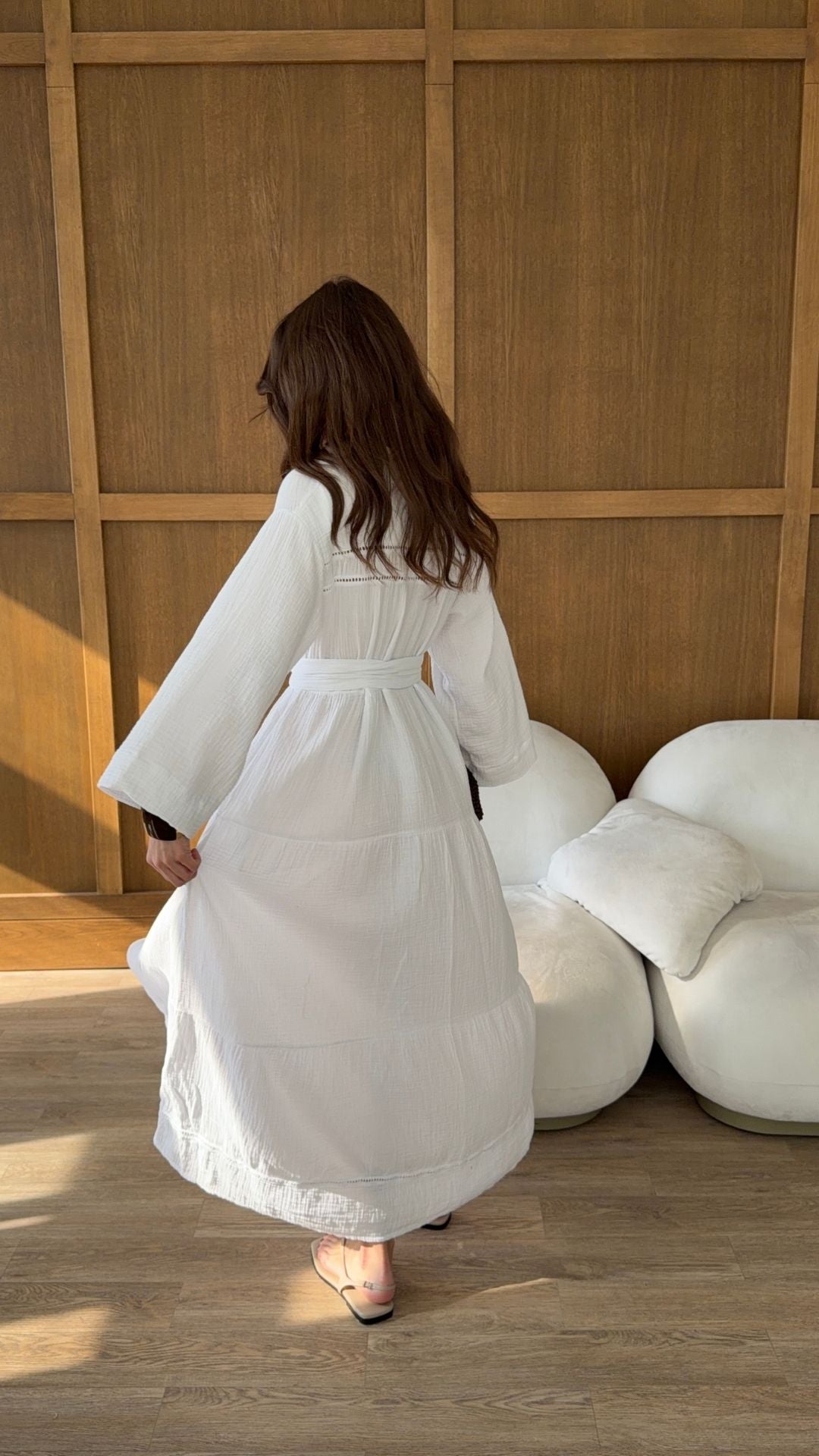 Marika Shirt Dress - White