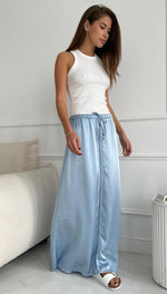 PHOEBE SKIRT - SKY BLUE