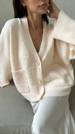 CASSANDRA CARDIGAN - BALLERINA