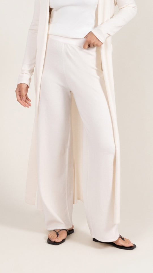 Sofia Knit Trousers - Ivory