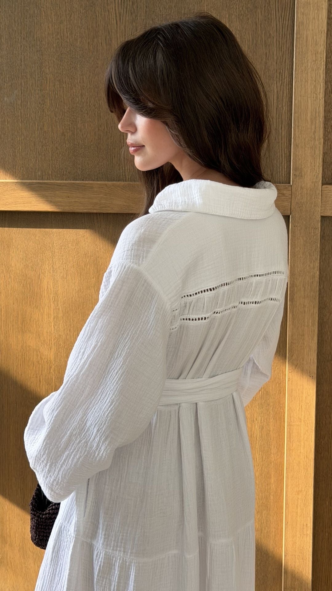 Marika Shirt Dress - White