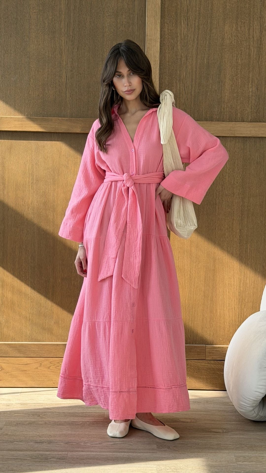 Marika Shirt Dress - Petunia