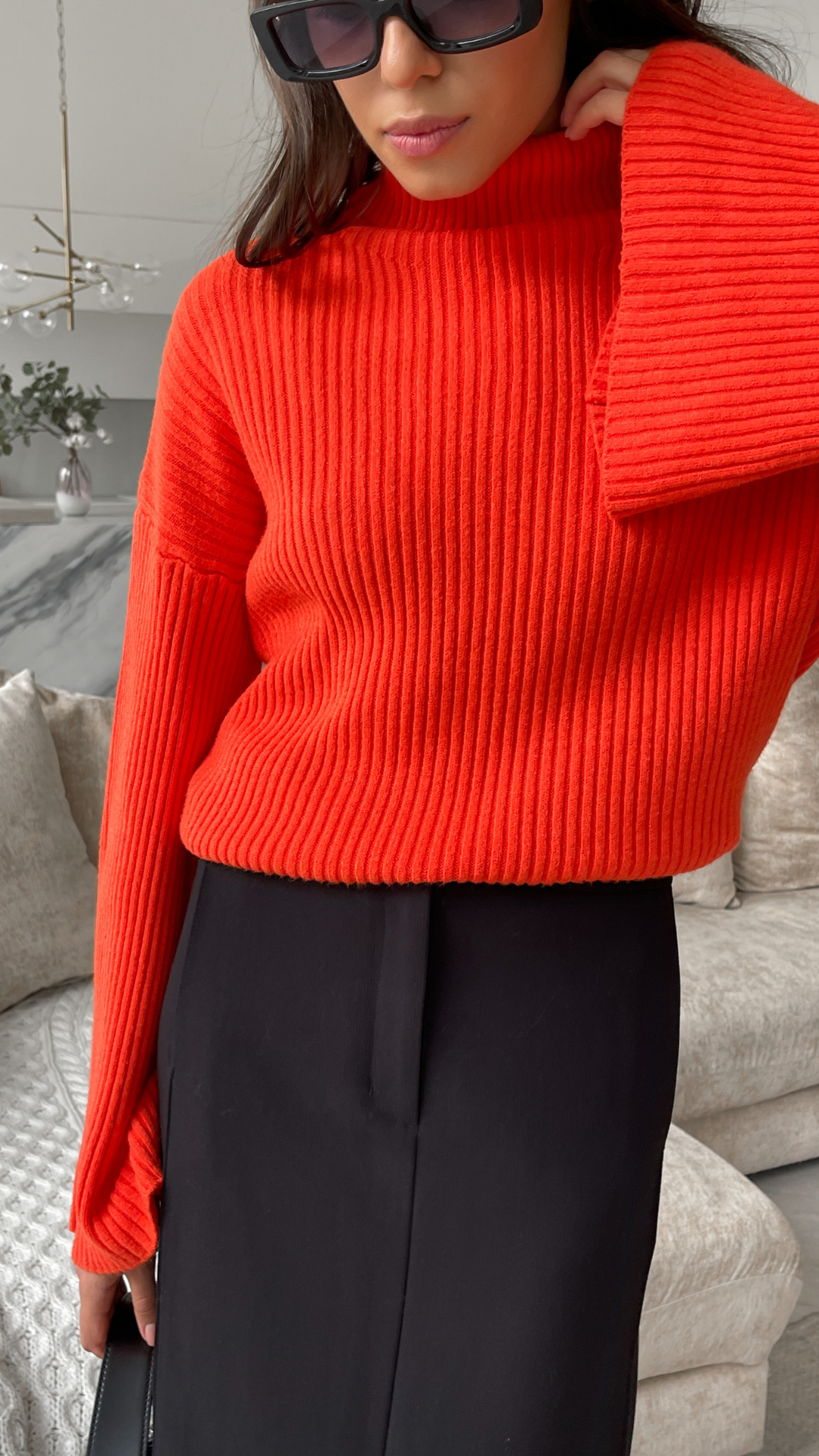 Letitia Sweater - Pomegranite