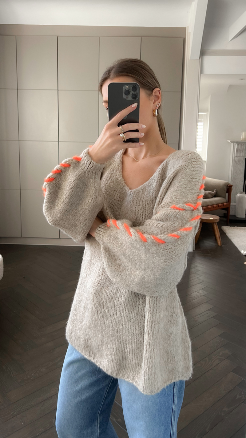 CORINNE SWEATER - OATMEAL