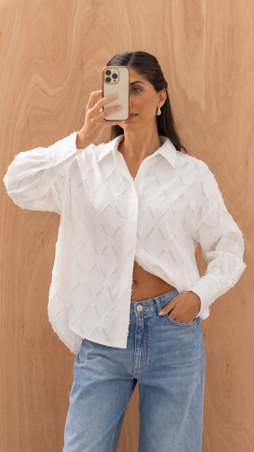 Marlowe Shirt - White Stripe