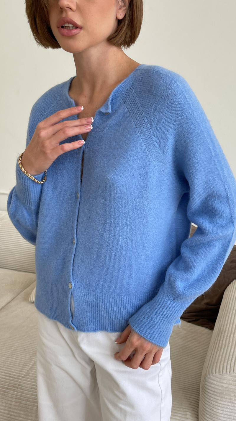 LEA CARDIGAN - LIGHT BLUE