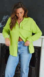 ANTONETA SHIRT - LIME