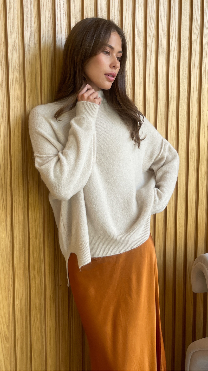JOSIE SWEATER - BONE