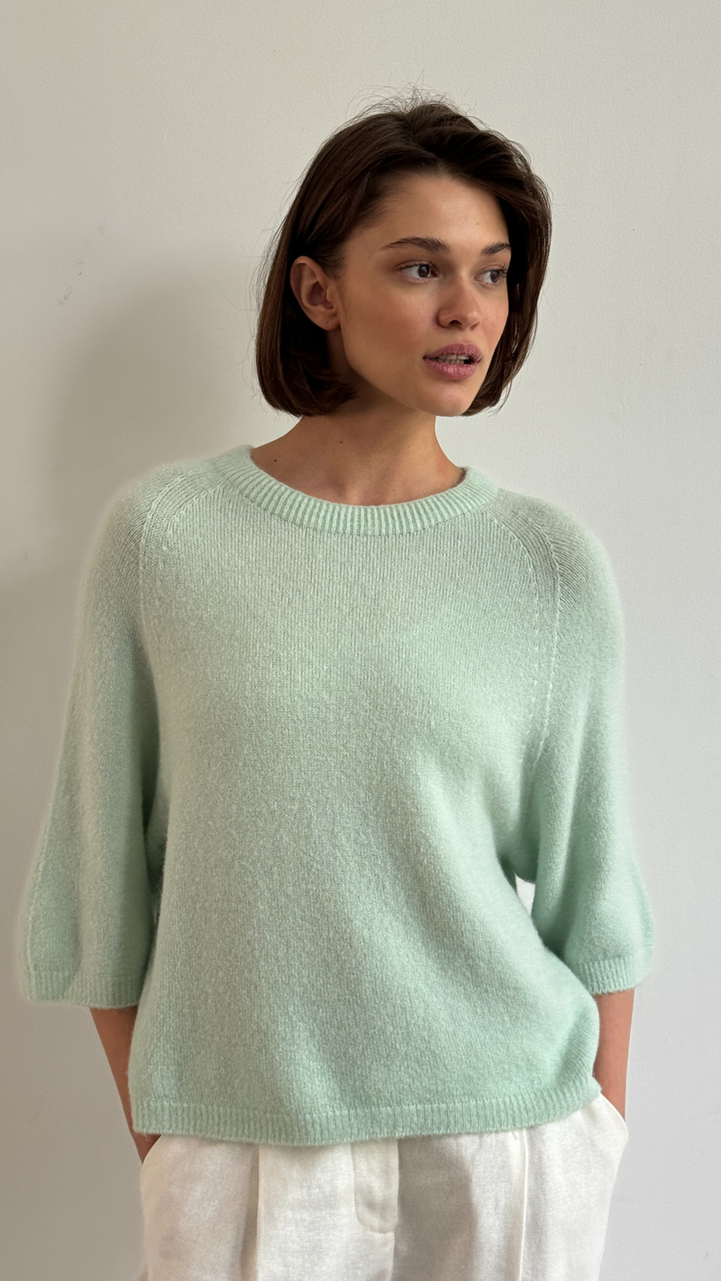 PIPER ALPACA KNIT - MINT