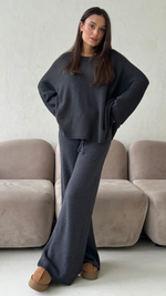 CORA SWEATER - ANTHRACITE