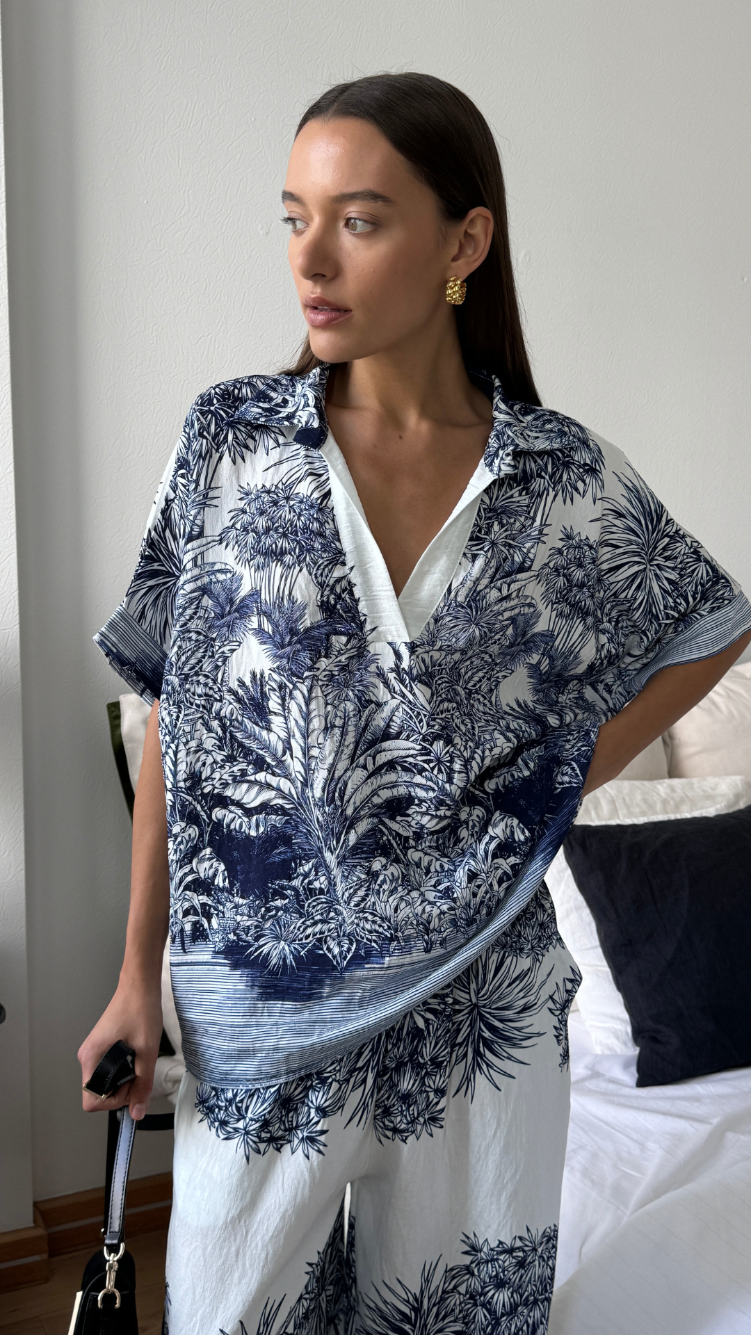 Stella Set - Indigo Blue Print