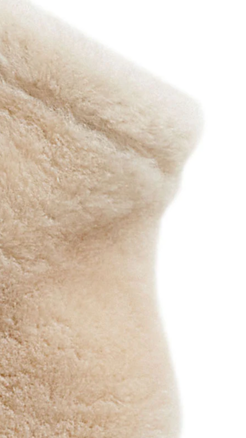 SHEEPSKIN HOT WATER BOTTLE - IVORY