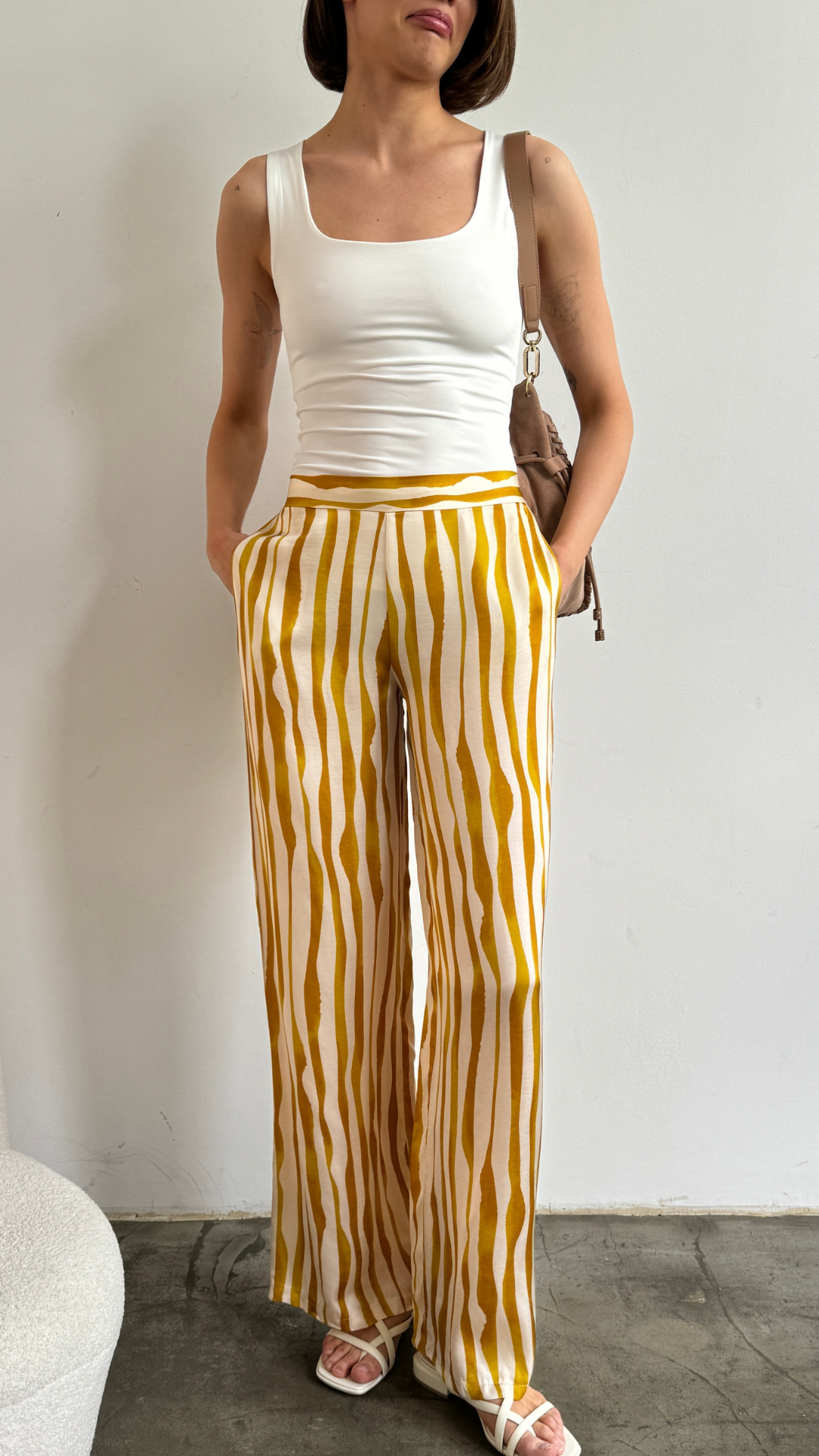 Emerson Trousers  - Ochre Print