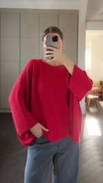 CORA SWEATER - RED