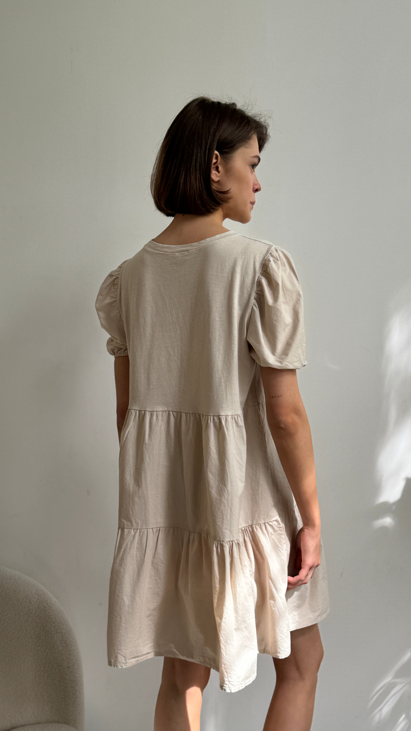 MATILDA DRESS - ECRU