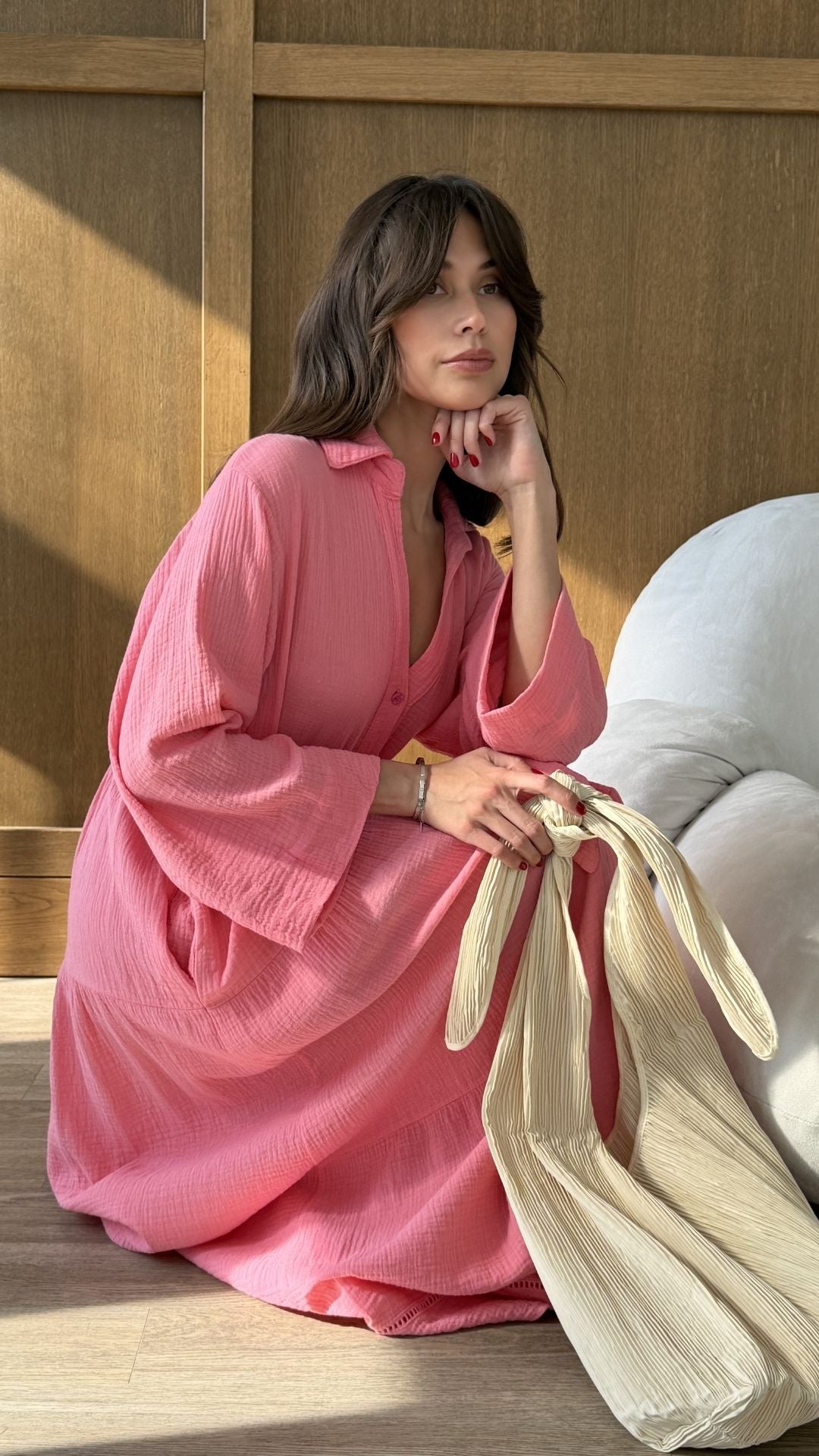 Marika Shirt Dress - Petunia