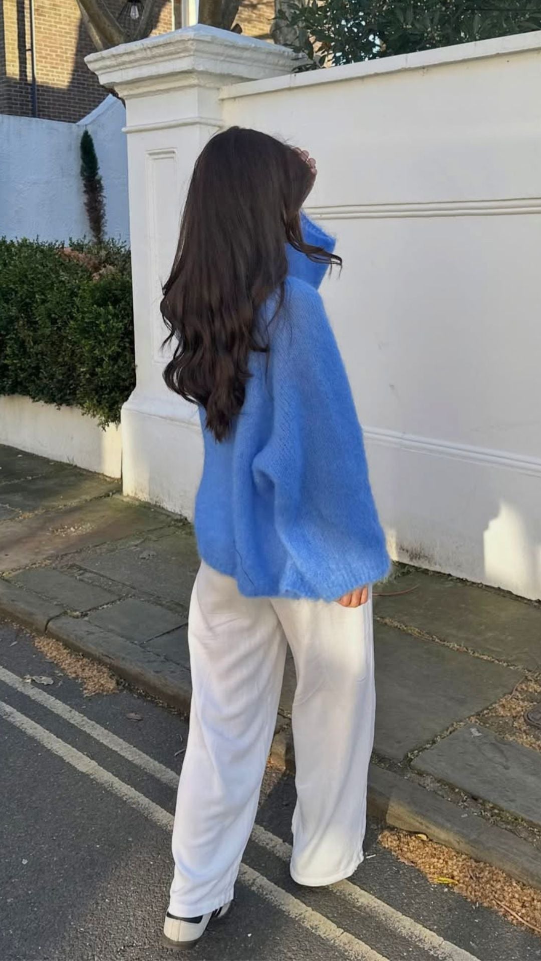 Kate Mohair Cardigan - Sky