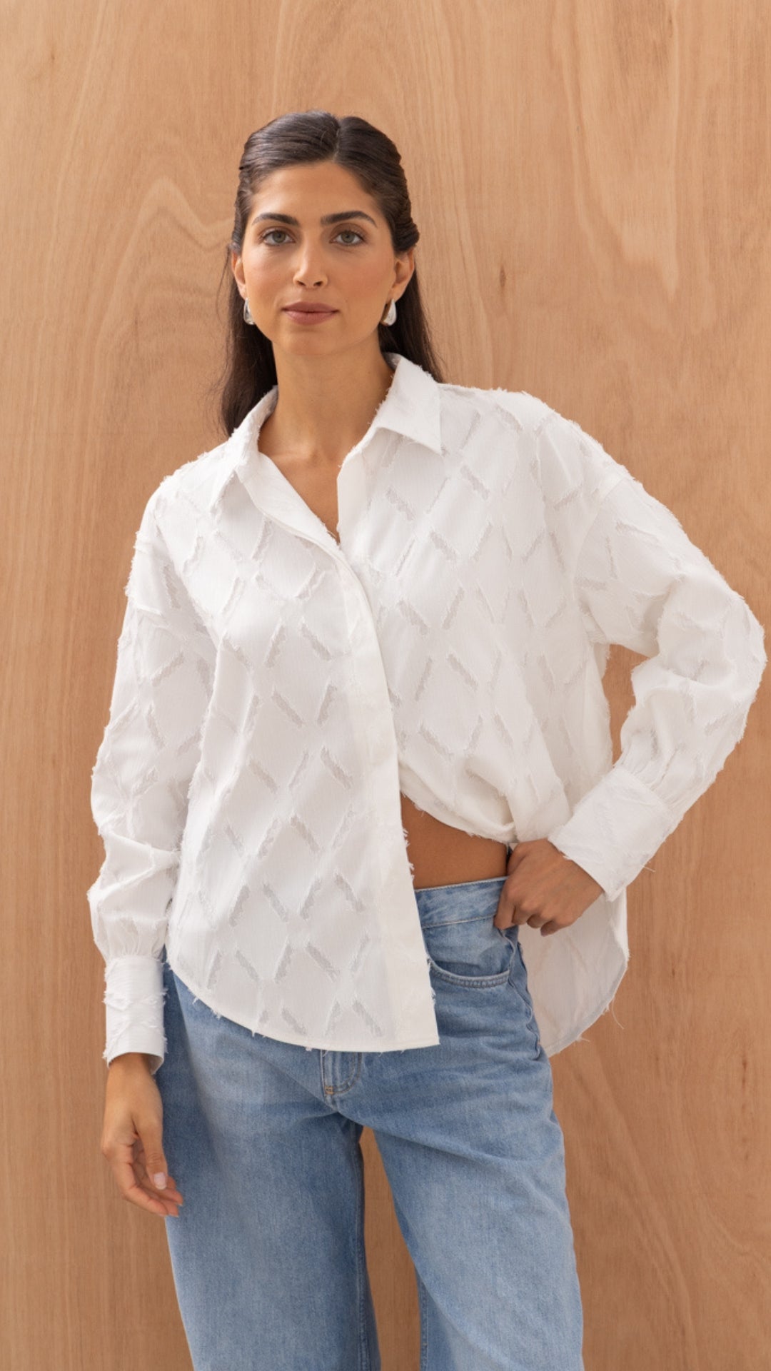 Marlowe Shirt - White Stripe