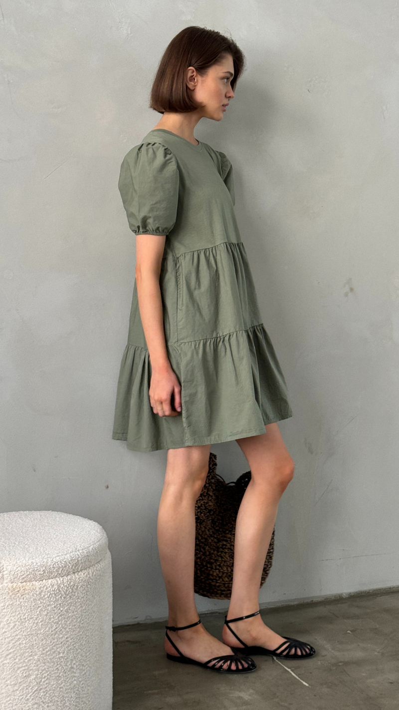MATILDA DRESS - KHAKI