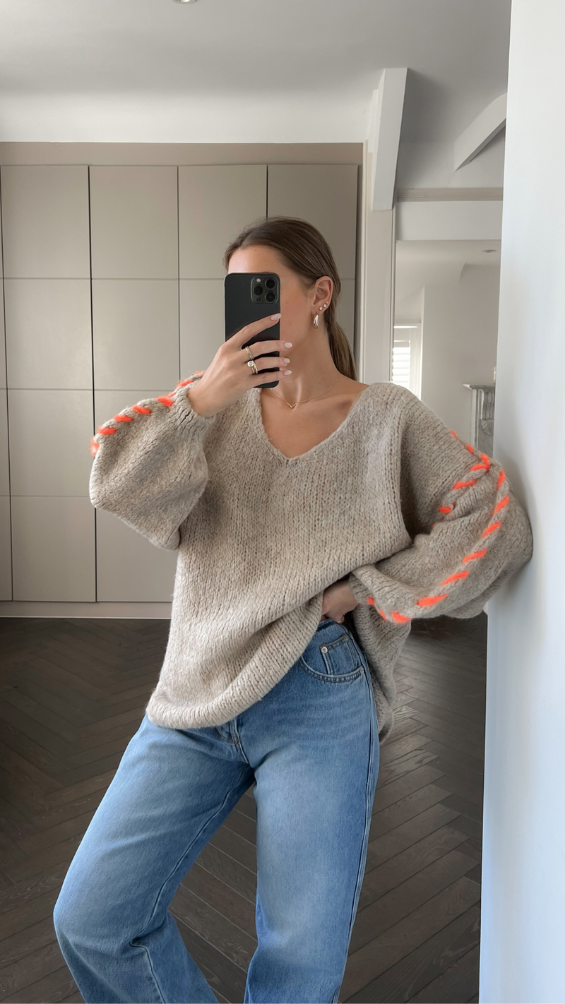 CORINNE SWEATER - OATMEAL