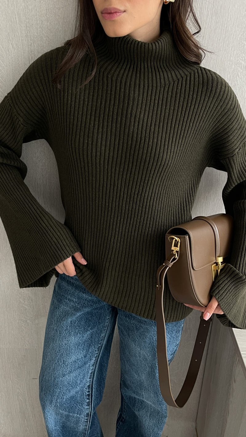 LETITIA SWEATER - SAGE LEAF