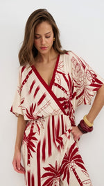 MOLLY PRINTED JUMPSUIT -  PALM PRINT