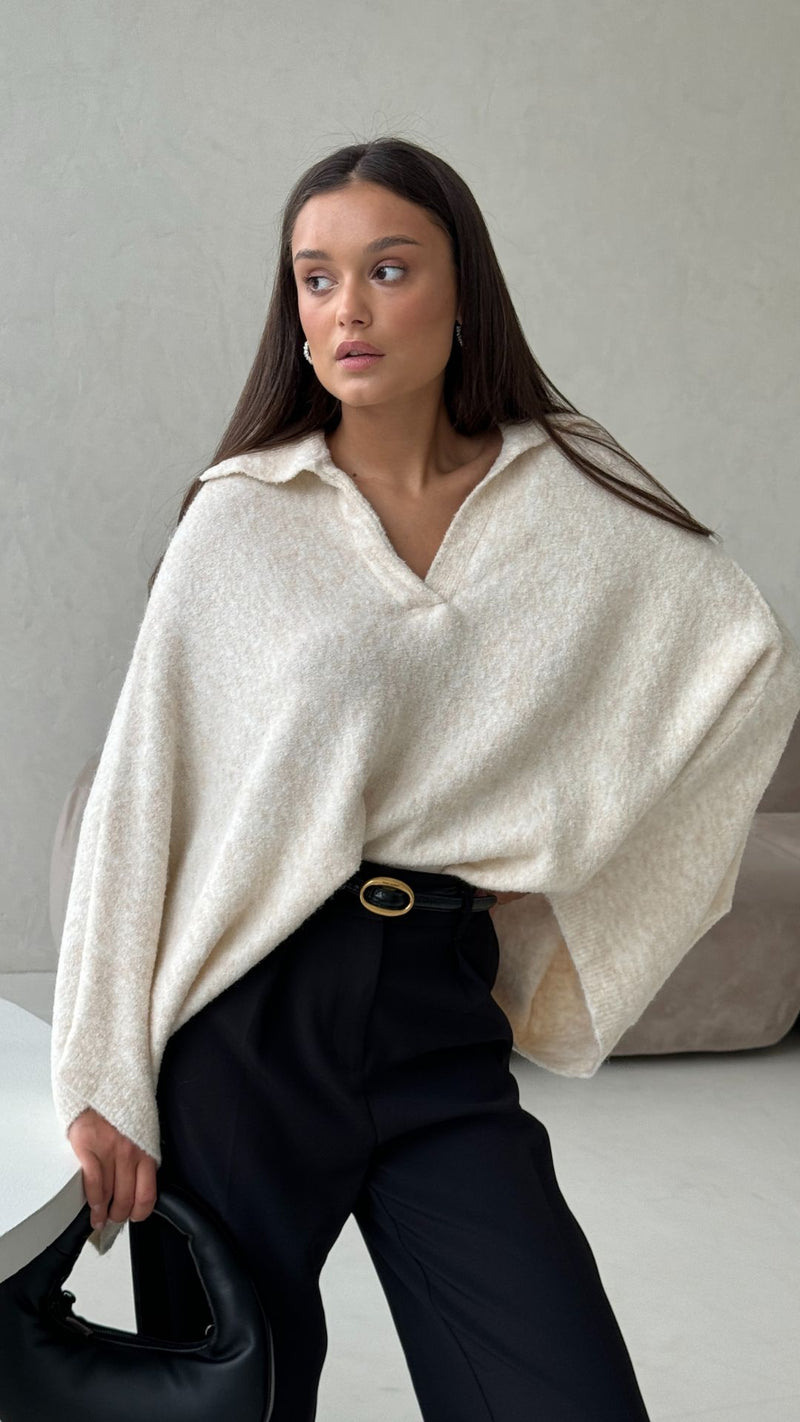 ALEYA SWEATER - IVORY