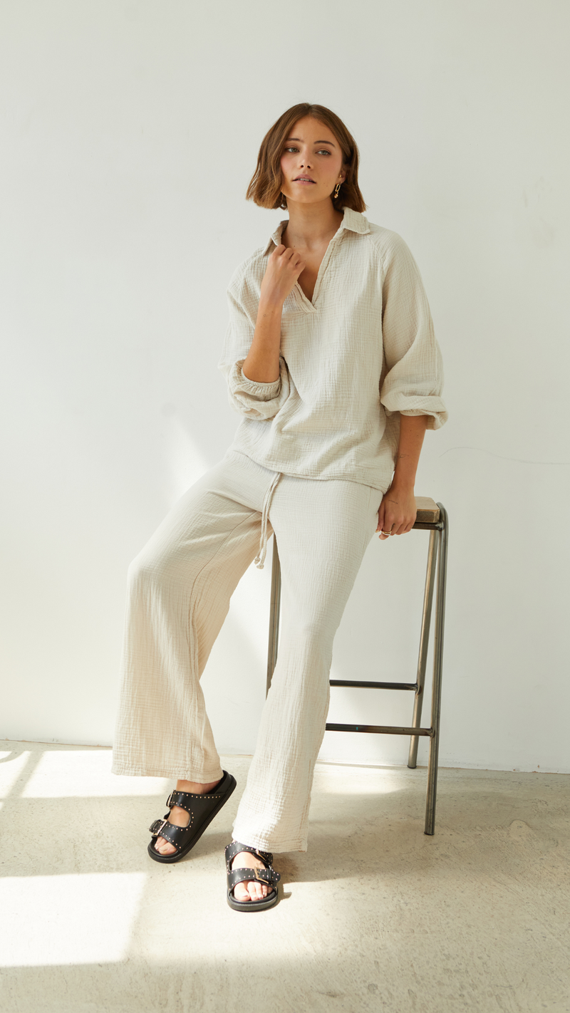 SELINA COTTON SET - SEASHELL