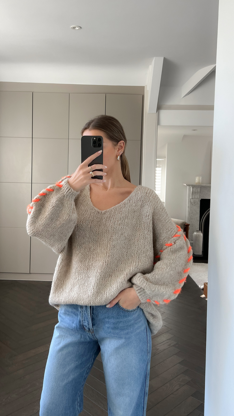 CORINNE SWEATER - OATMEAL