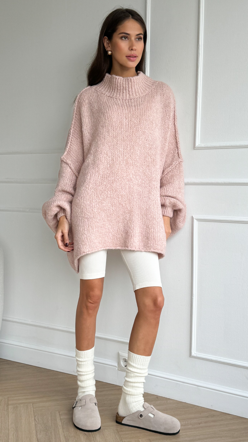 LAYLA SWEATER - ROSE