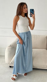 PHOEBE SKIRT - SKY BLUE