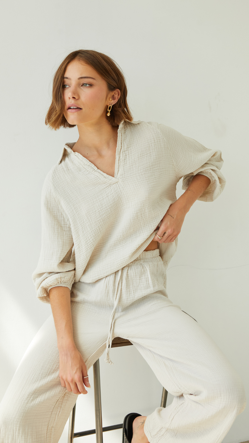 SELINA COTTON SET - SEASHELL