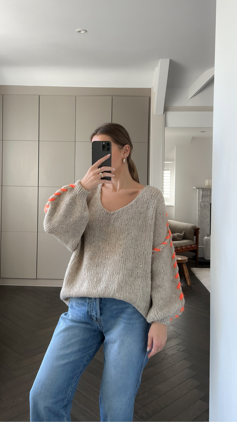 CORINNE SWEATER - OATMEAL