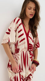 MOLLY PRINTED JUMPSUIT -  PALM PRINT