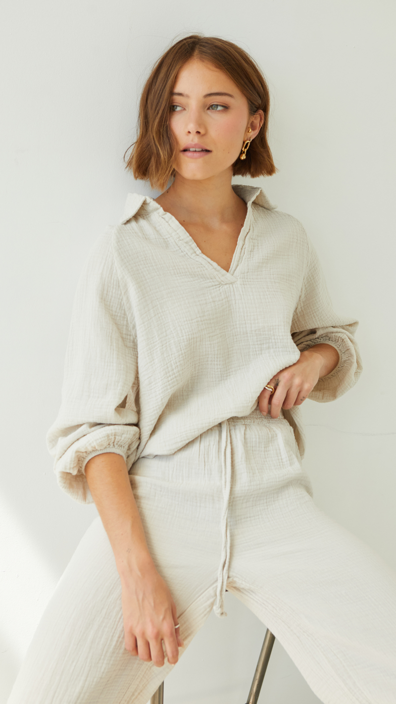 SELINA COTTON SET - SEASHELL