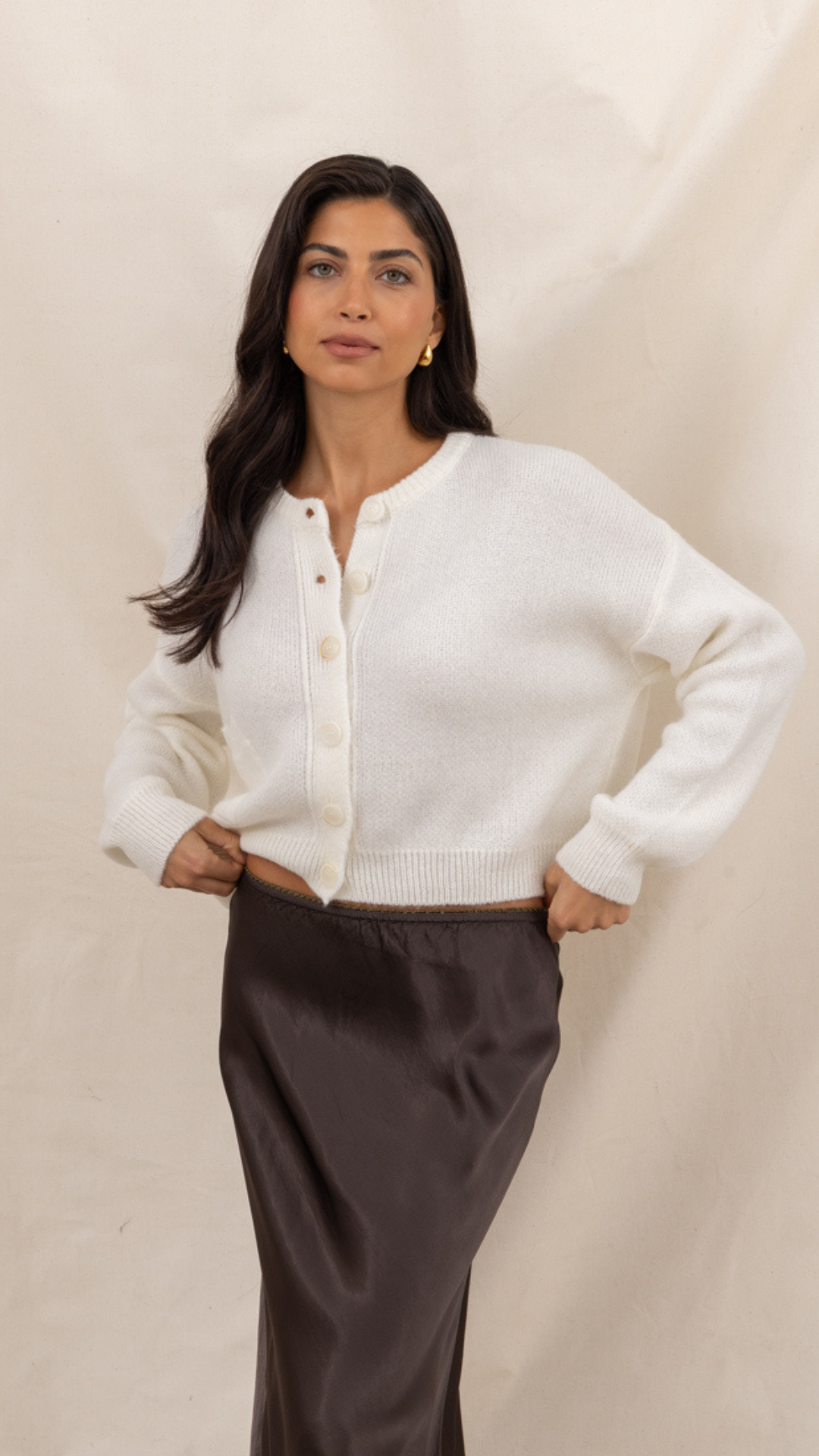 Carla Cardigan - Ivory