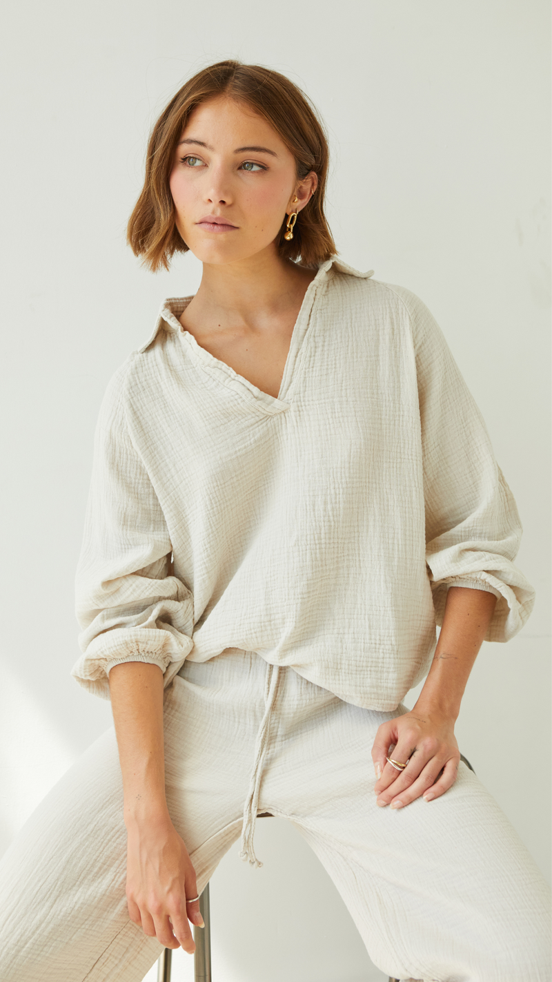 SELINA COTTON SET - SEASHELL