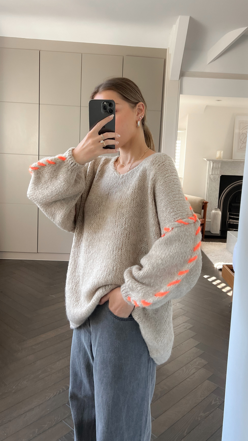 CORINNE SWEATER - OATMEAL