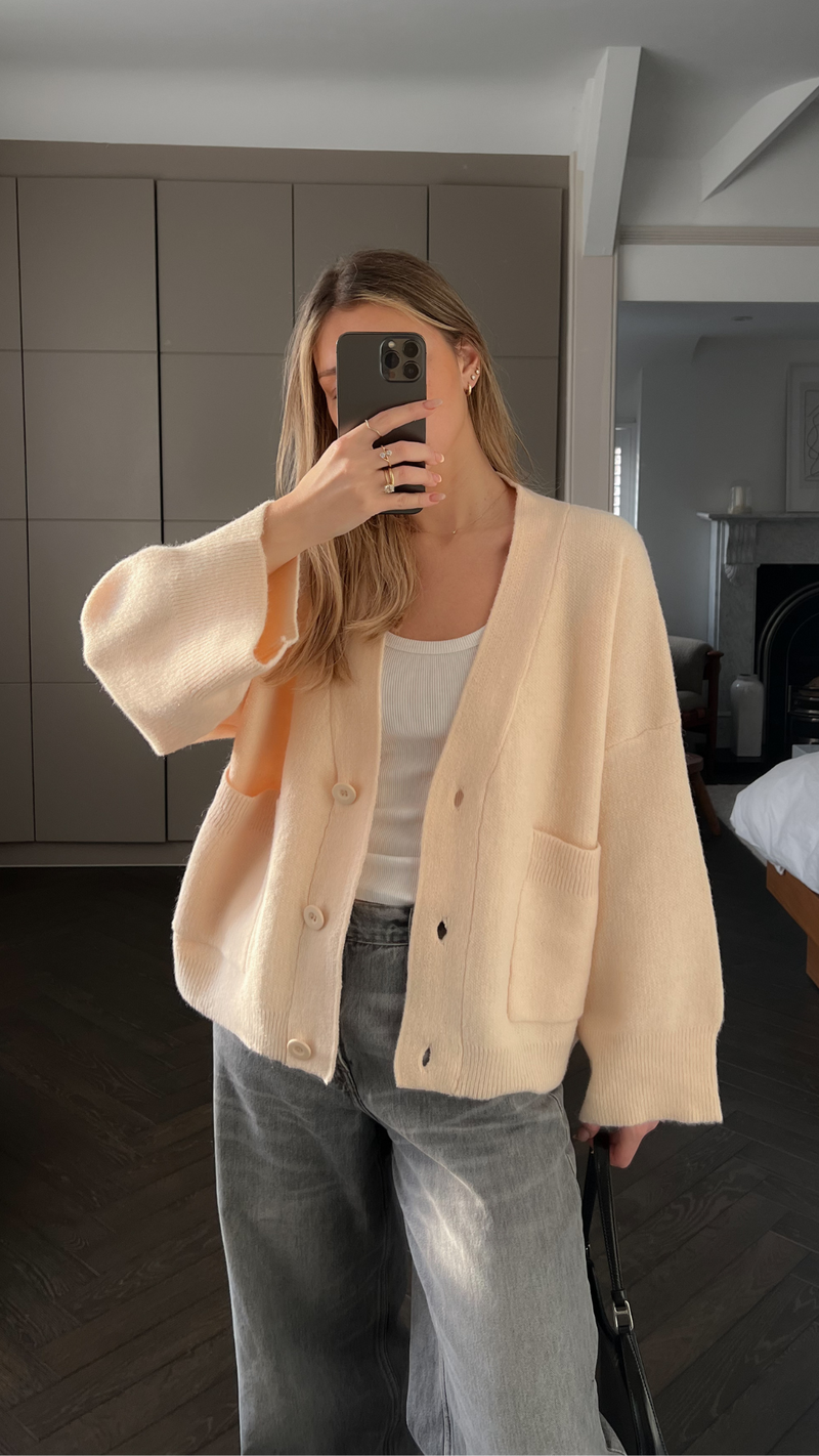 CASSANDRA CARDIGAN - BALLERINA